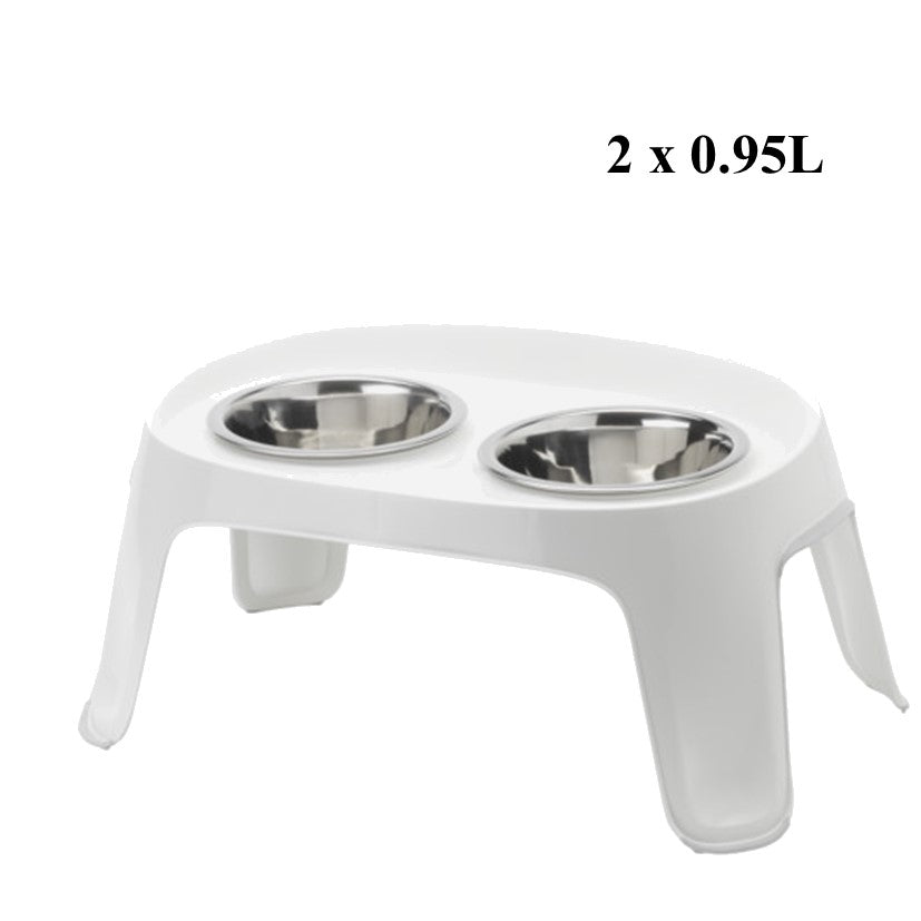 Moderna Skybar High Dog Bowl Stand With 2 x 950ml Bowls