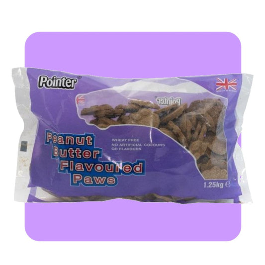 Pointer Peanut Butter Paws - 1.25kg