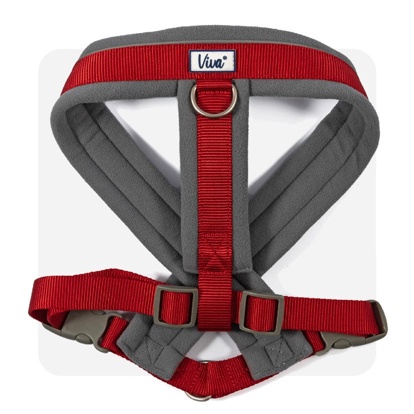 Ancol Viva Padded Harness Red