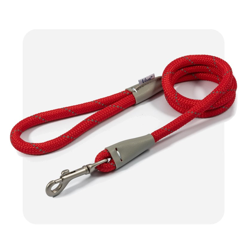 Ancol Viva Rope Lead Red