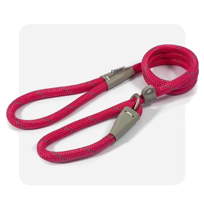 Ancol Viva Rope Slip Lead Pink