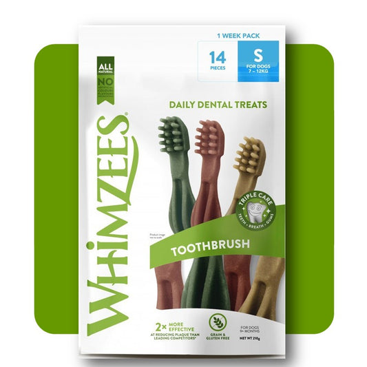 Whimzees Toothbrush Week Dog Chews