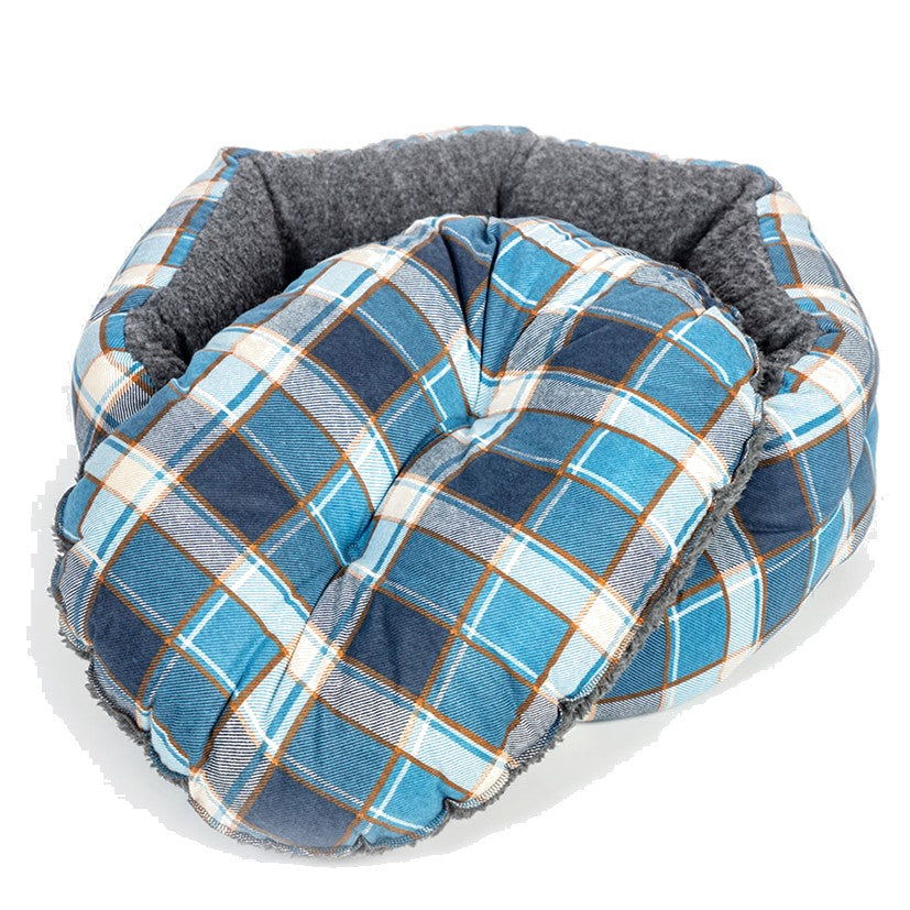 Danish Design FatFace Fleece Check Deluxe Slumber Bed