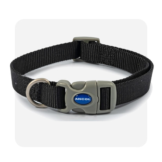 Ancol Viva Adjustable Collar Black