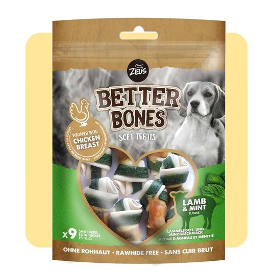 Zeus Better Bones Lamb & Mint Wrapped Bones