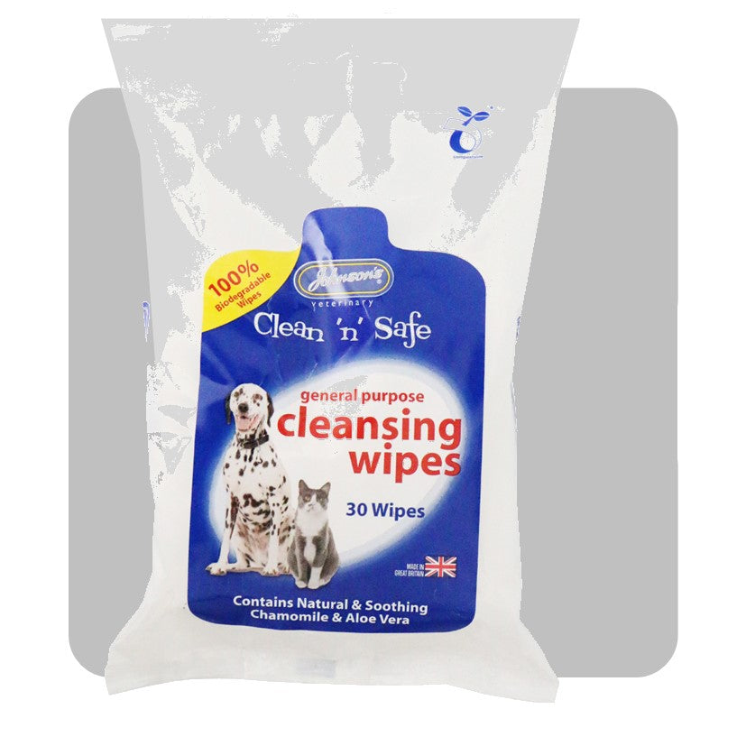 Johnsons Cleansing Wipes - 30 Pack