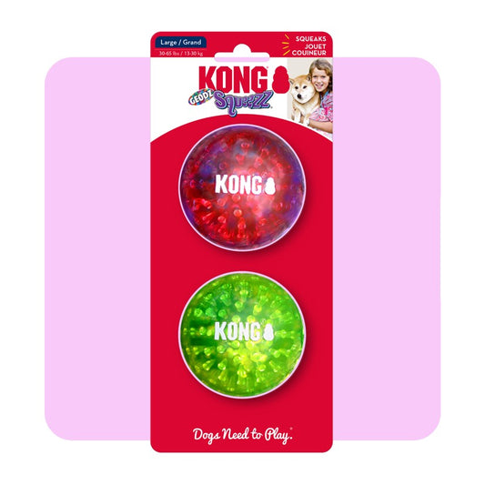 KONG Squeezz Geodz - 2 Pack