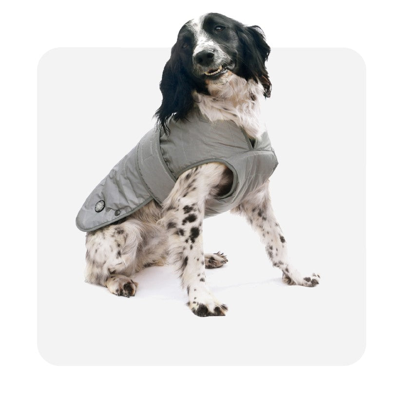 Ancol Ultimate Reflective Grey Dog Coat