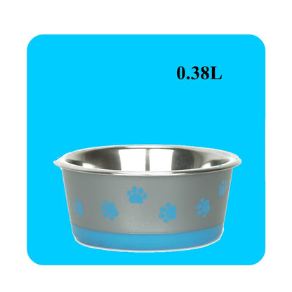 Classic Hybrid Non Slip Stainless Steel Bowl - Blue