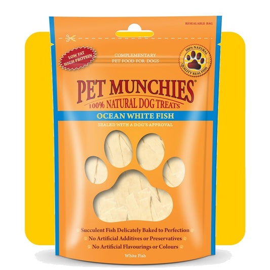 Pet Munchies Natural Ocean White Fish - 100g