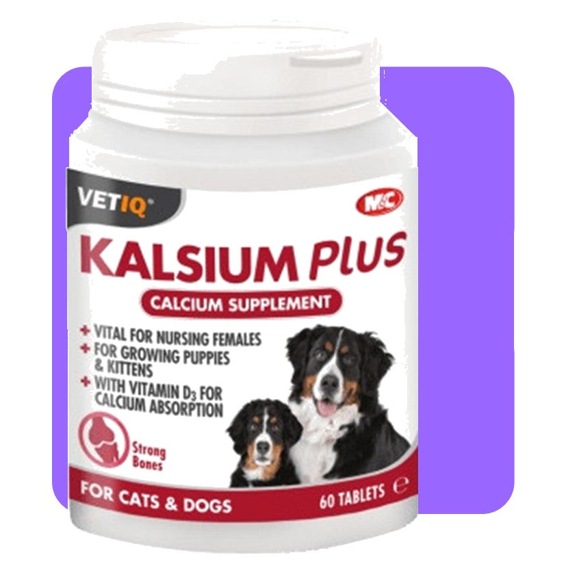 VETIQ Kalsium Plus Tablets - 60 Pack