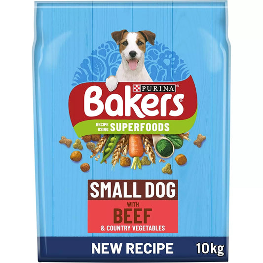 Bakers Small Dog Beef & Veg 10kg