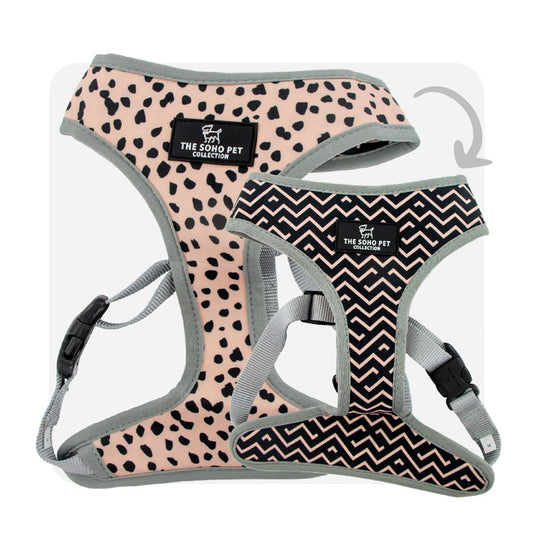 Ancol Soho Dalmatian/Zigzag Reversible Harness