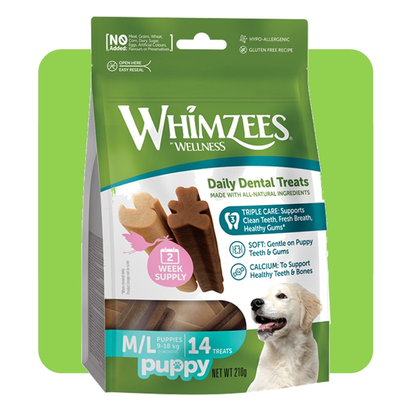 Whimzees Puppy Dental Treats - 210g