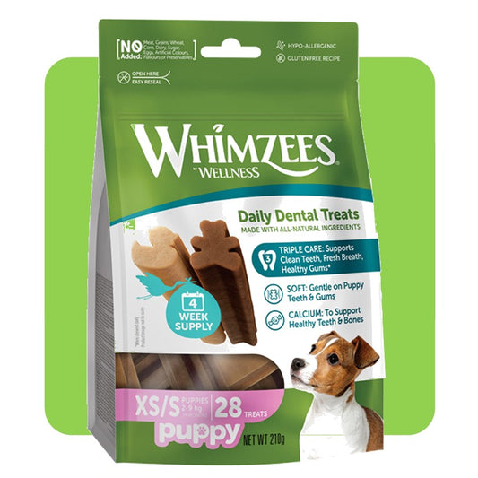 Whimzees Puppy Dental Treats - 210g