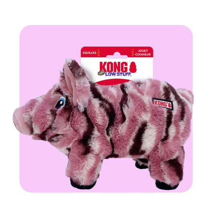 KONG Low Stuff Stripes Pig