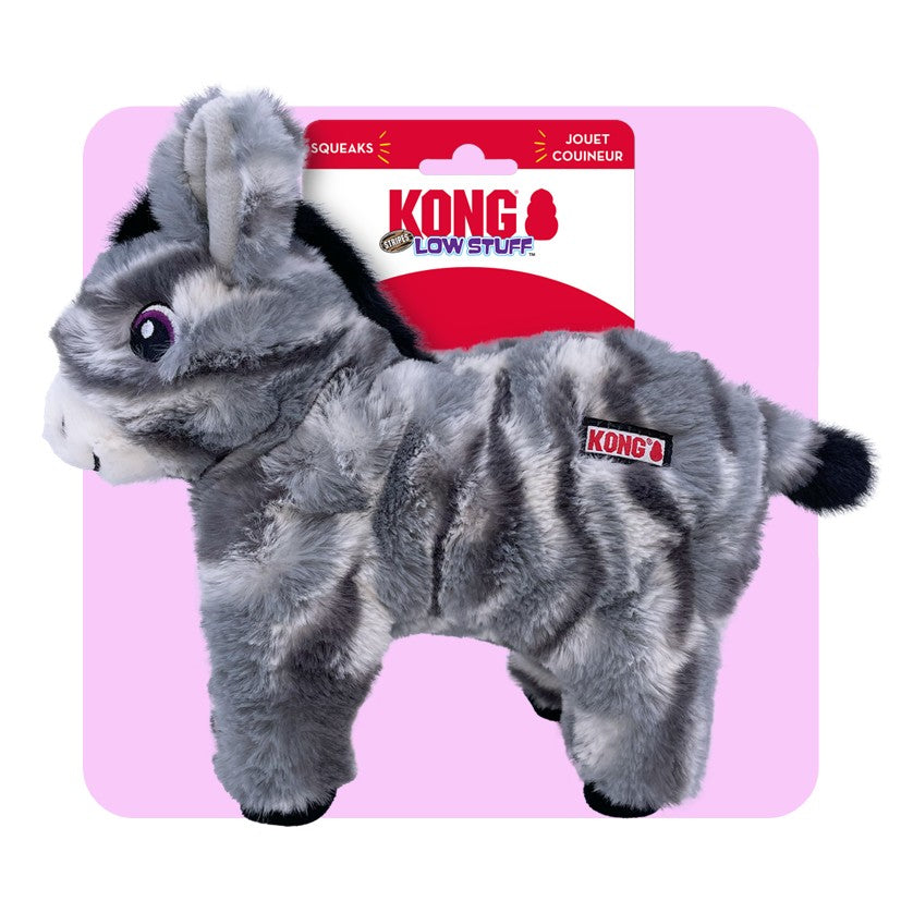 KONG Low Stuff Stripes Donkey