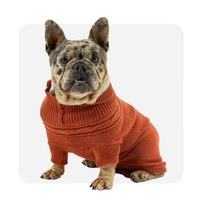 Ancol Knitted Terracotta Jumper