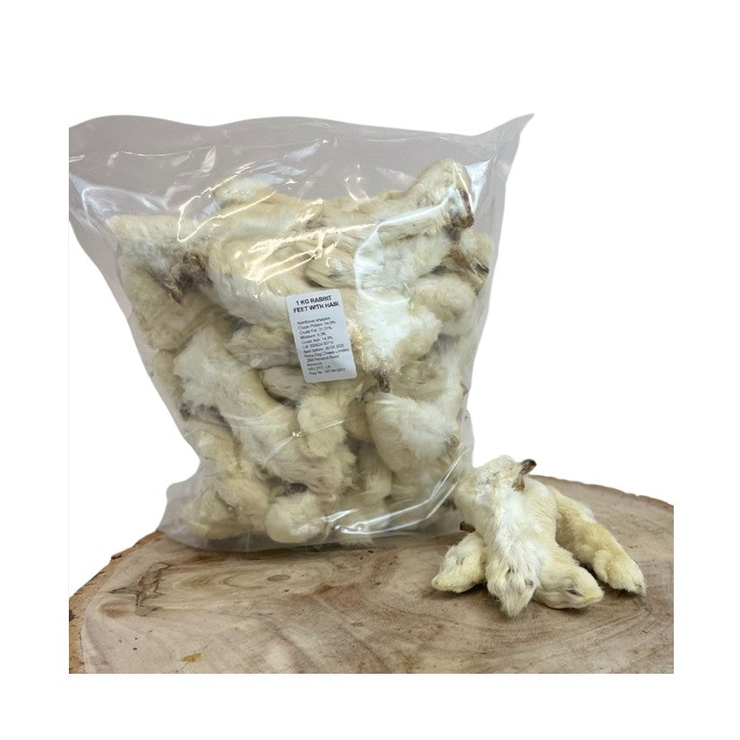 Paddock Farm Hairy Rabbit Feet - 1kg