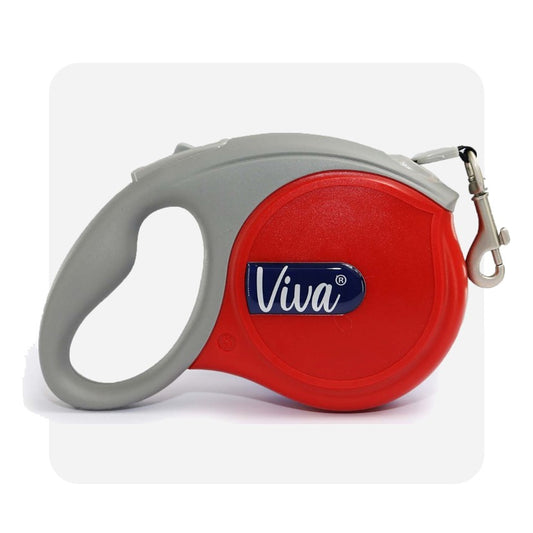 Ancol Viva Retractable Lead Red