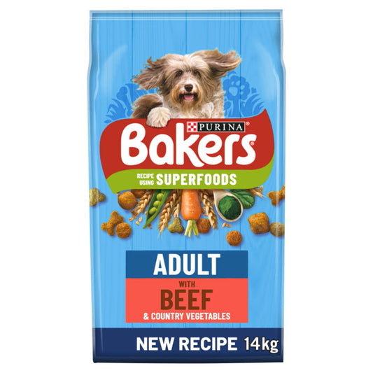 Bakers Complete Beef & Veg 14kg