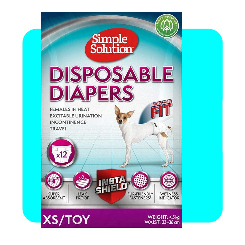 Simple Solution Disposable Female Dog Diapers