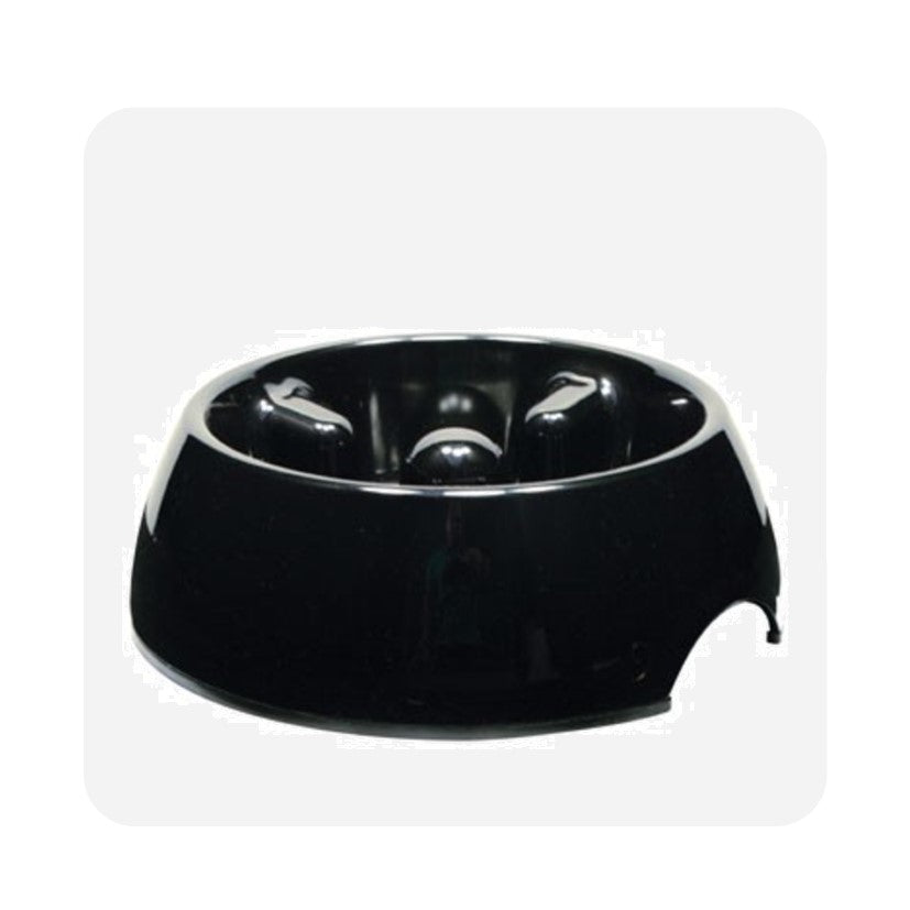 Dogit Anti Gulping Bowl - Black