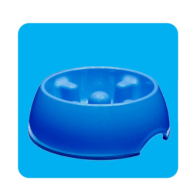 Dogit Anti Gulping Bowl - Blue