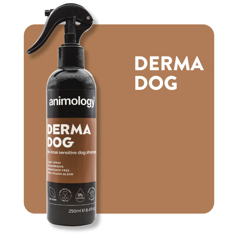 Animology Derma Dog No Rinse Sensitive Dog Shampoo Spray 250ml