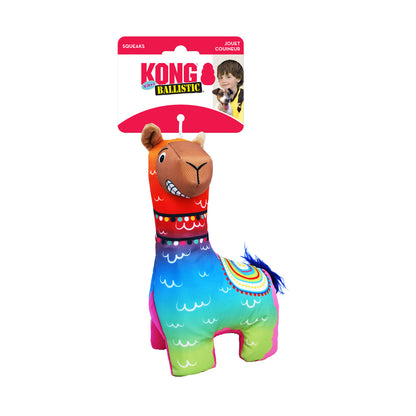 KONG Ballistic Vibez Llamas Soft Dog Toys