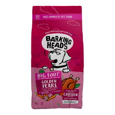 Barking Heads Big Foot Golden Years Chicken 12kg