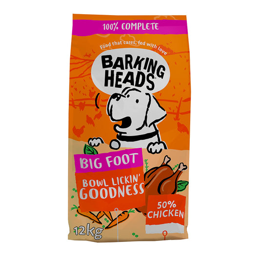 Barking Heads Big Foot Bowl Lickin' Goodness Chicken 12kg