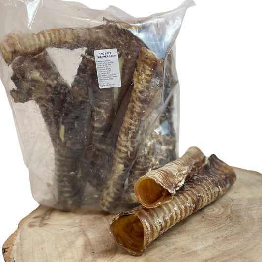 Paddock Farm Beef Trachea 24cm - 1kg Bulk Buy
