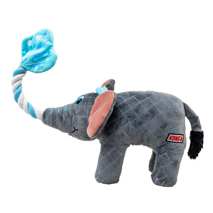 KONG Bendeez Elephant & Snail Large Plush Dog Toys