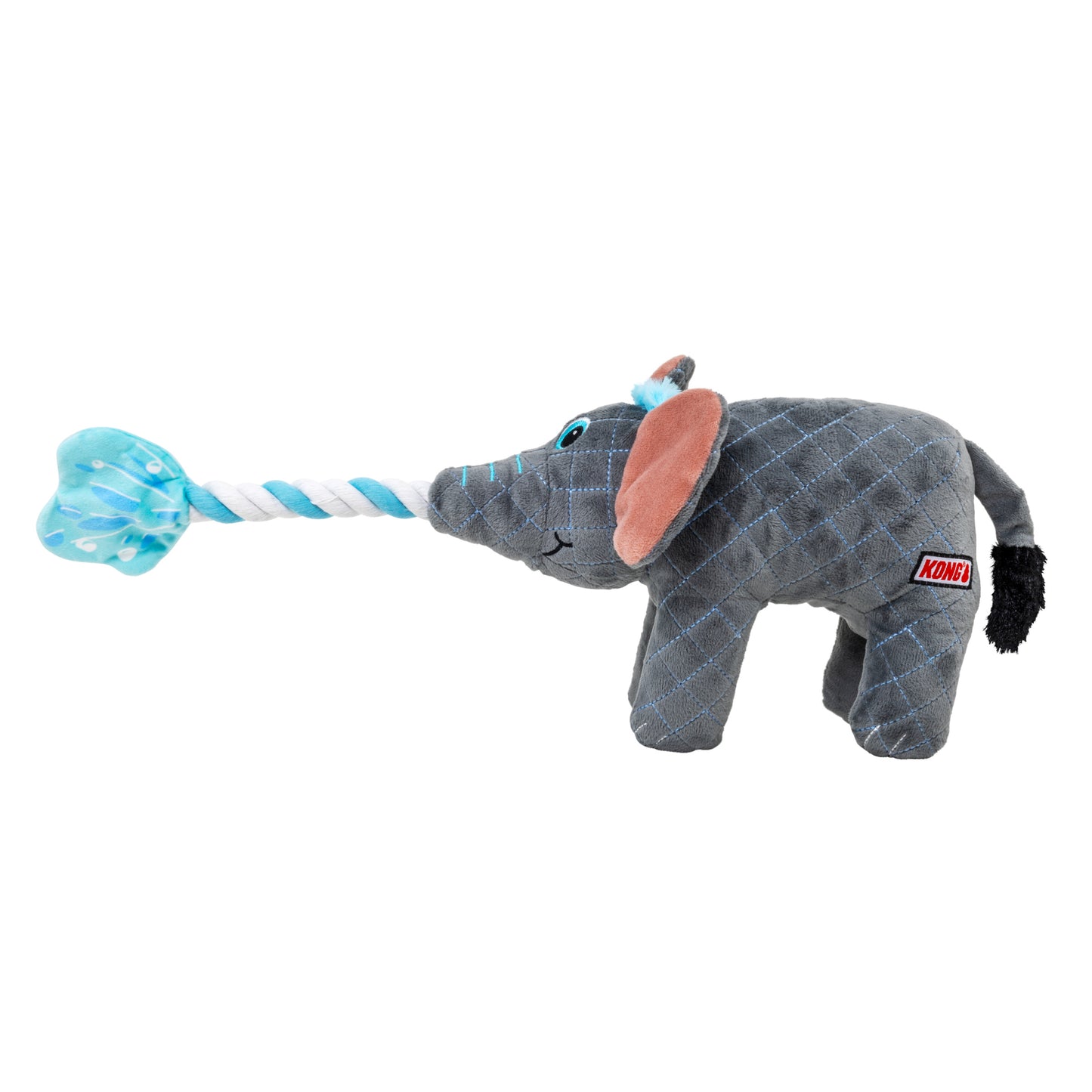 KONG Bendeez Elephant & Snail Large Plush Dog Toys
