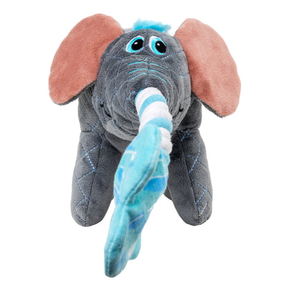 KONG Bendeez Elephant & Snail Large Plush Dog Toys