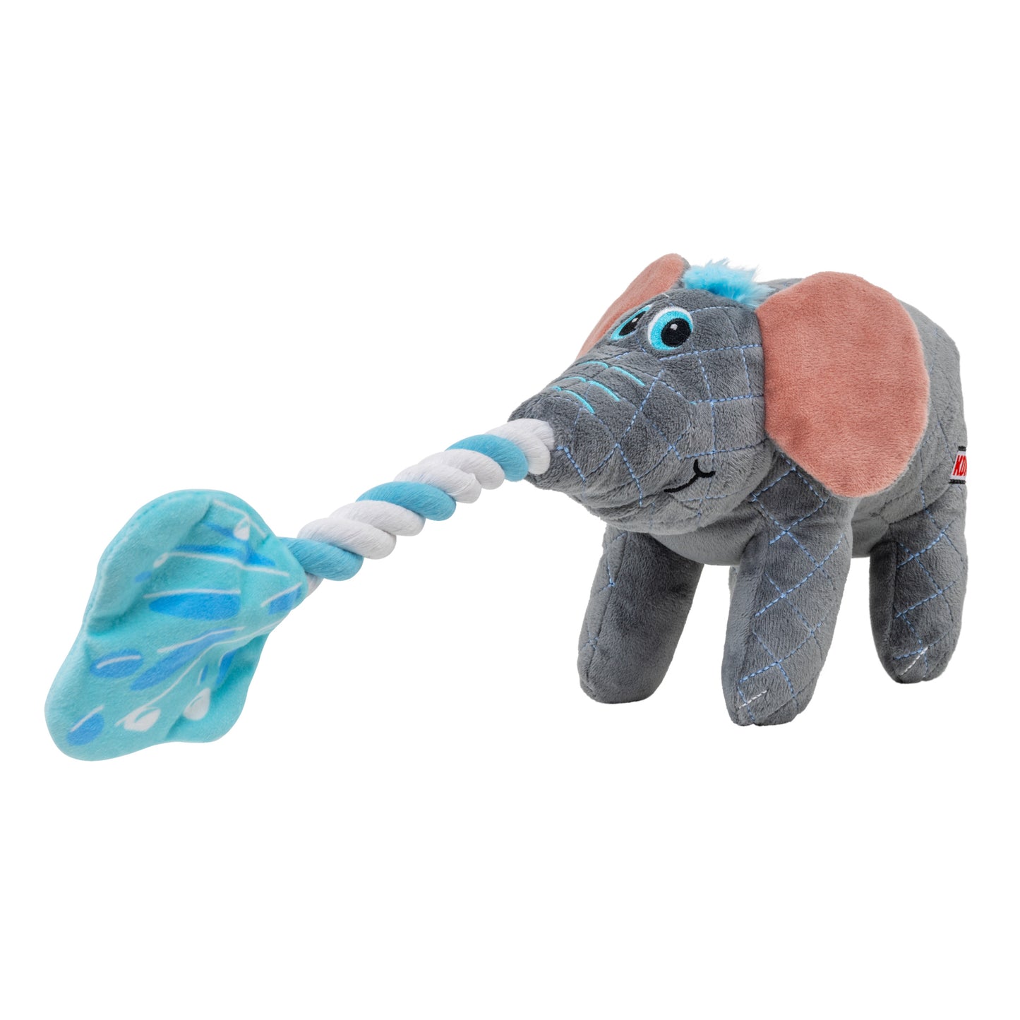 KONG Bendeez Elephant & Snail Large Plush Dog Toys