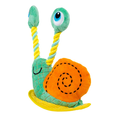KONG Bendeez Elephant & Snail Large Plush Dog Toys