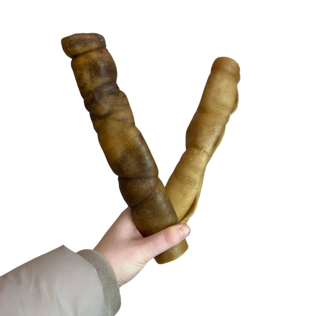 Buffalo & Camel Skin Jumbo Rolls (Natural Dog Treats)