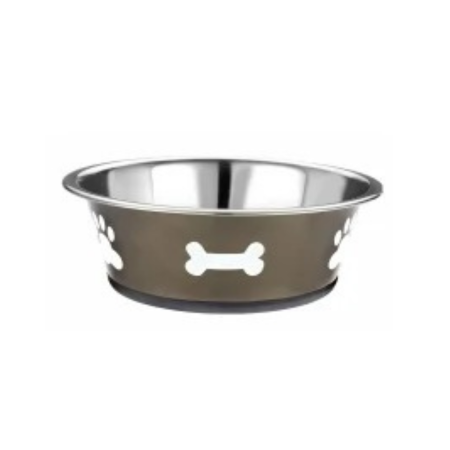 Classic Posh Paws Stainless Steel Dog Bowls - 900ml, 1600ml & 2500ml
