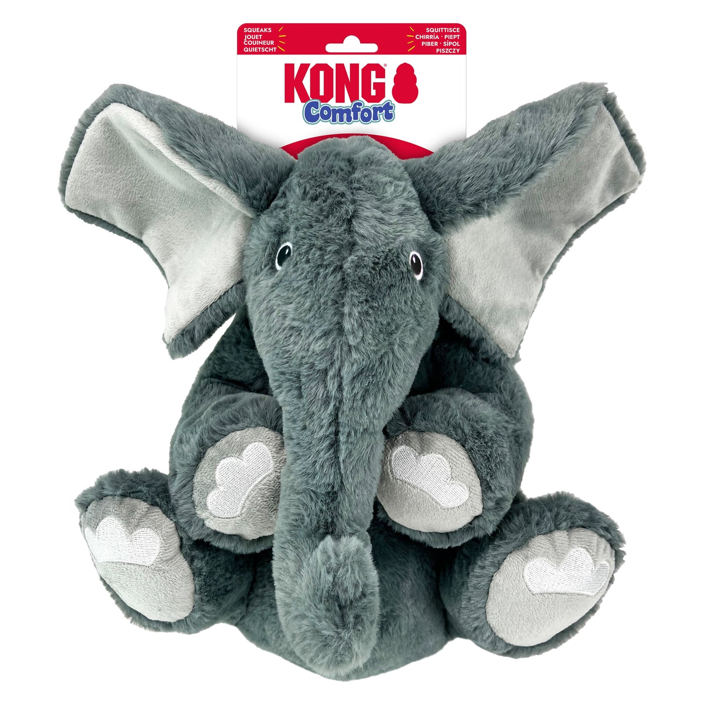 KONG Comfort Kiddos & Comfort Tykes Dog Toys with Removable Squeaker