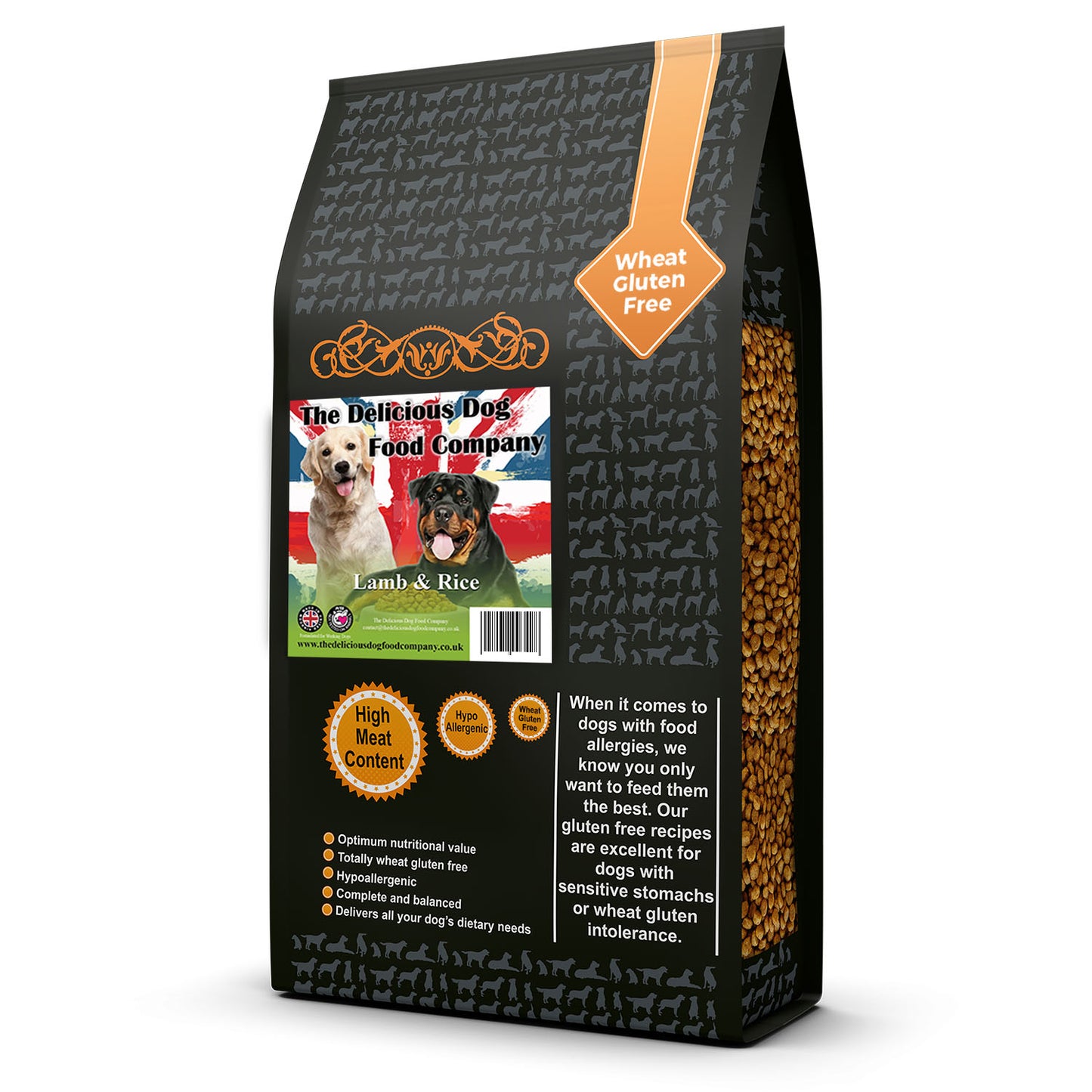 The Delicious Dog Food Company Lamb & Rice