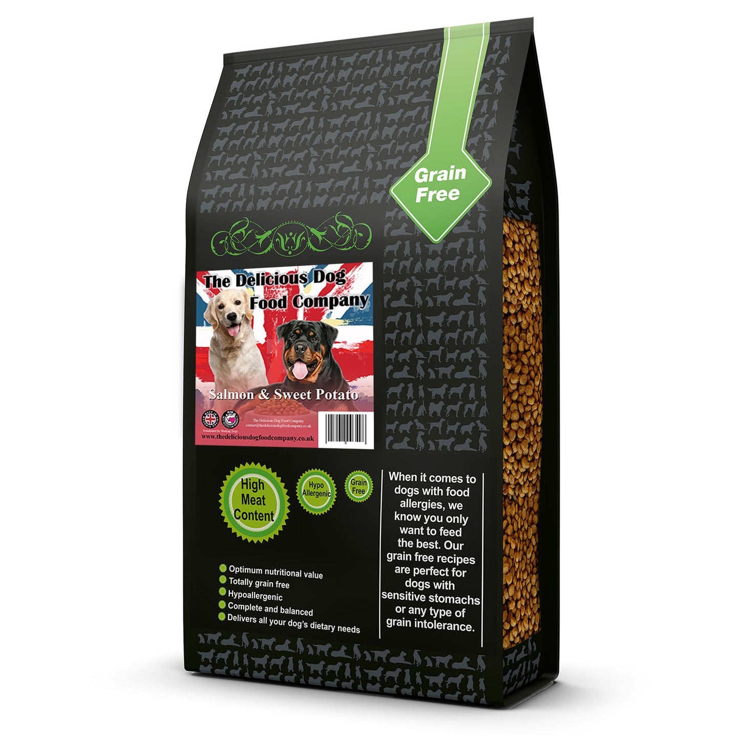 The Delicious Dog Food Company Grain Free Salmon & Sweet Potato