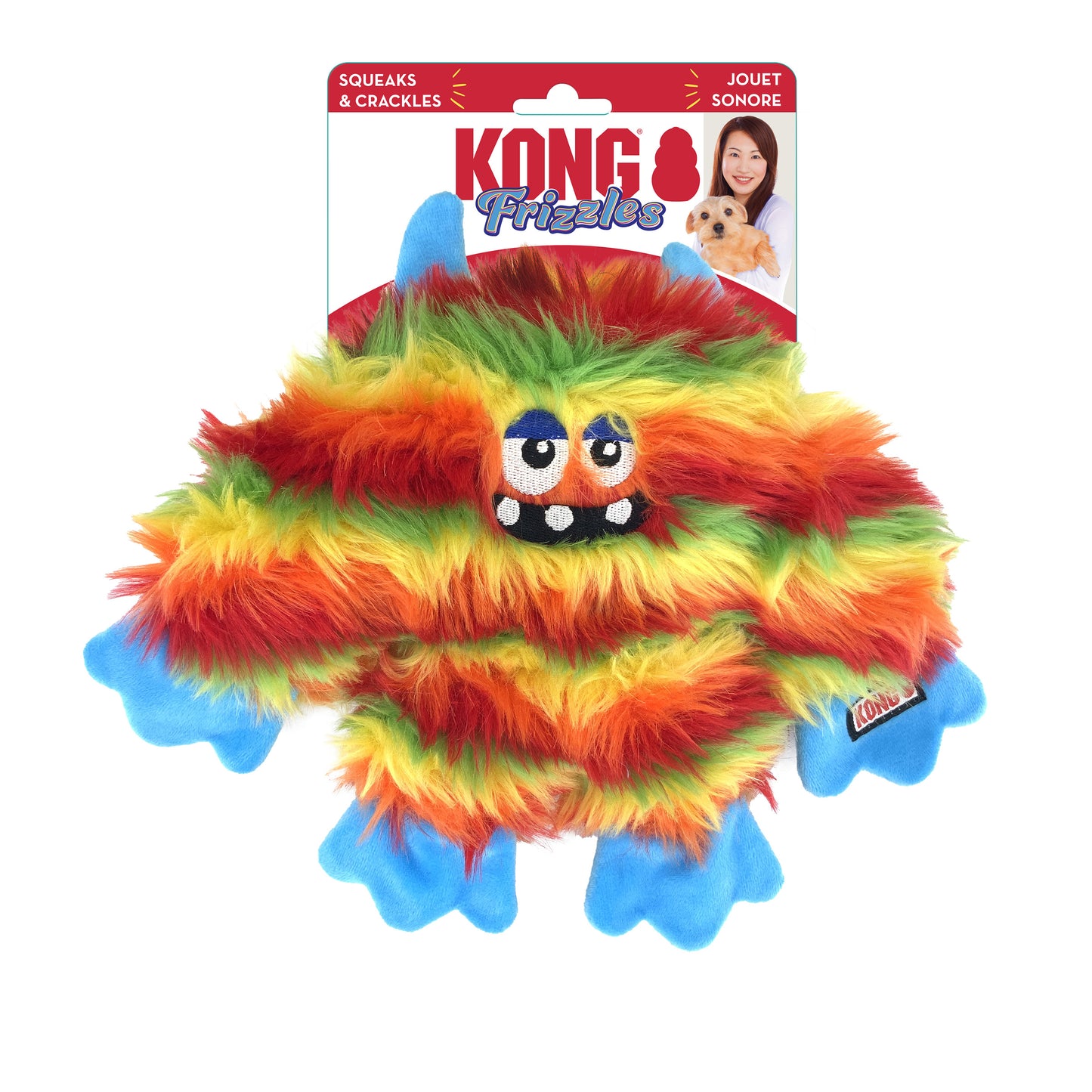 KONG Frizzles Frazzle Medium - 3 Designs