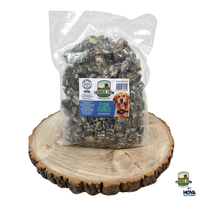 Fish Skin Cubes 2cm (Natural Dog Treats)