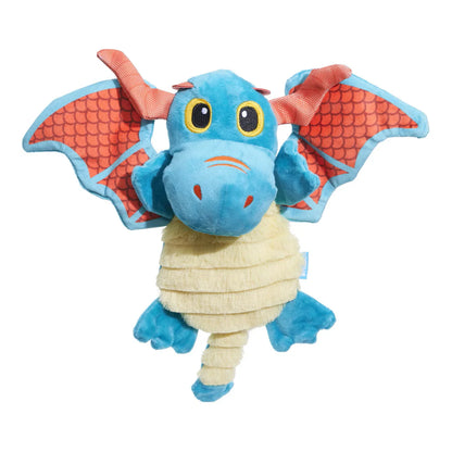 BARK Dragonfly Guy, Good Vibes Gary, Grimbold The Dragon, Humbert The Dragon & Tavern Turkey Leg Plush Dog Toys