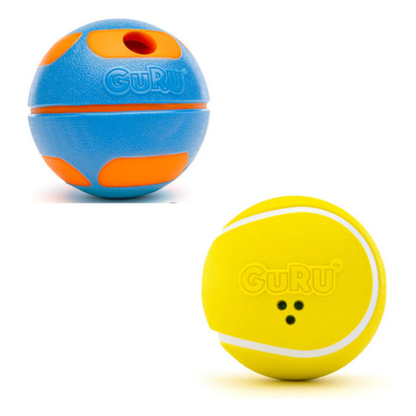 GURU Giggling Tennis Ball & Bobble Ball Giggling Treat Dispenser