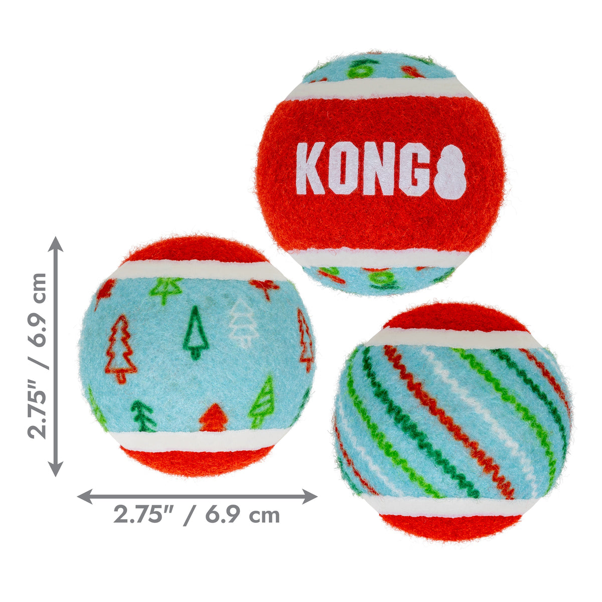 KONG Christmas Holiday Plush Soft Dog Toys