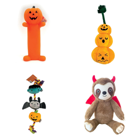Happy Pet Halloween Soft Plush & Rope Dog Toys Limited Stock