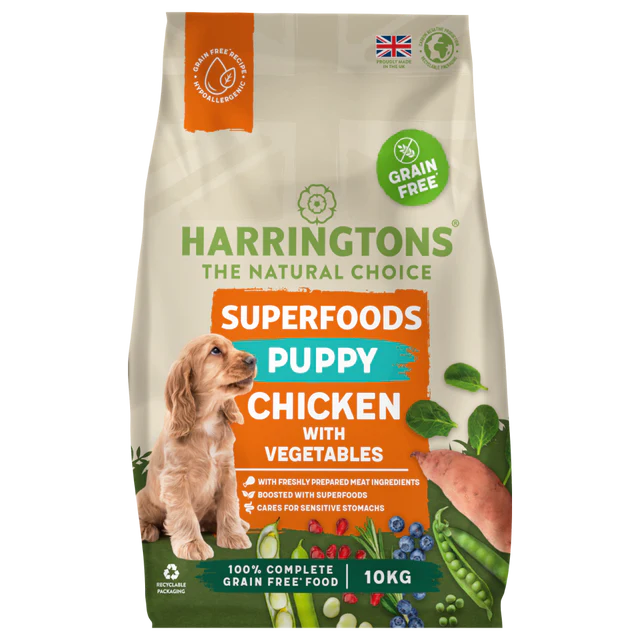 Harringtons Puppy Grain Free Superfoods Chicken with Vegetables 10kg